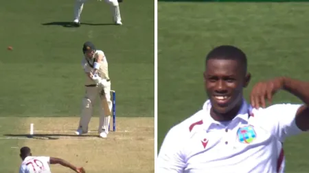 ‘A picture I’ll post in my house’: West Indies debutant Shamar Joseph after picking Steve Smith’s wicket on first ball in Test cricket