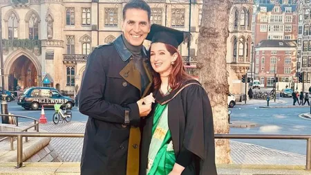 Akshay Kumar celebrates ‘superwoman’ Twinkle Khanna, says he wishes he knew ‘enough words to tell you how proud you make me’