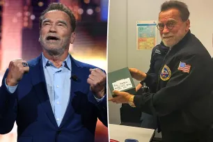 Arnold Schwarzenegger downplays detainment with awkward jokes about sex, prostitution