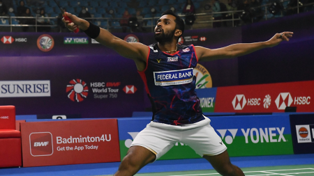 HS Prannoy rides wave of crowd support to counter tricky Wang; reaches India Open semifinal against Shi Yu Qi