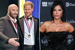 Jeff Bezos’ fiancée Lauren Sánchez gushes over ‘aviation legends’ Prince Harry and John Travolta