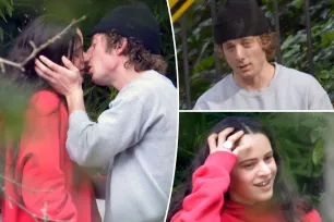 Jeremy Allen White passionately kisses Rosalía while hiking in LA