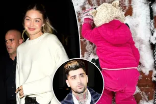 Gigi Hadid posts rare snap of daughter Khai while ex Zayn Malik steps out in Paris