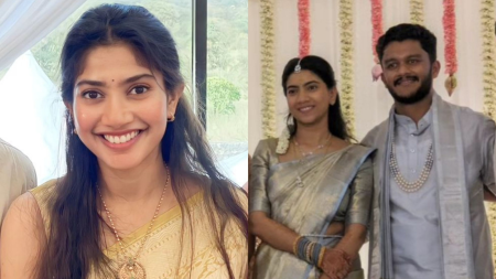 Sai Pallavi dazzles with her dance moves at sister Pooja Kannan’s engagement ceremony. Watch