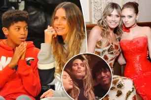 Heidi Klum shares rare photo with son Henry, 18, and daughter Leni, 19, on family night out in NYC