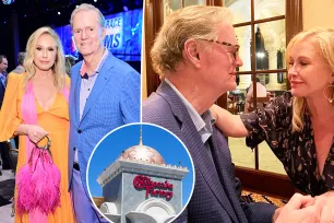 Kathy Hilton, husband Rick have once-a-week Cheesecake Factory dates: ‘Where else can you get meatloaf?’