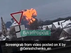 Video: Russian Plane With 65 Prisoners Of War Crashes, Goes Up In Flames