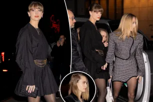 Taylor Swift, Cara Delevingne and Brittany Mahomes channel ‘Reputation’ era during girls’ night out after Chiefs game