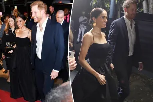 Meghan Markle stuns in black tank top and taffeta skirt in Jamaica for Bob Marley movie premiere