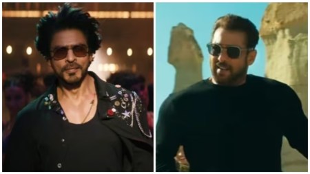 ‘Jawan’ Shah Rukh Khan and ‘Animal’ Ranbir Kapoor groove at Umang; Salman Khan teases Mumbai Police. Watch videos