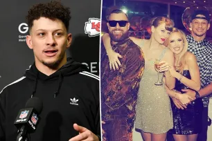 Patrick Mahomes says Taylor Swift ‘attention’ hasn’t changed Travis Kelce: ‘He’s just been himself’