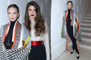 Lynda Carter, 72, and look-alike daughter Jessica Altman, 33, take Paris Fashion Week by storm