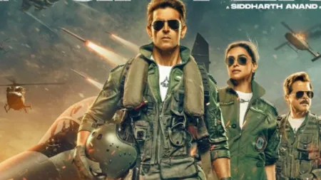 Fighter box office collection day 1: Hrithik Roshan’s aerial action film mints less than Bang Bang and Krrish 3 on opening day, earns Rs 22 crore