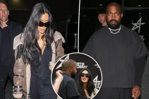 Kim Kardashian and ex Kanye West awkwardly reunite for son Saint’s basketball game