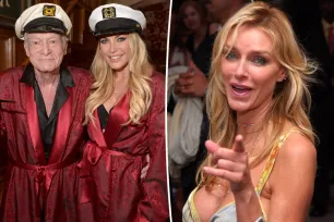 Hugh Hefner’s ex-wife Kimberly slams Crystal for trying to make ‘a quick buck’ with recent claims about the Playboy founder