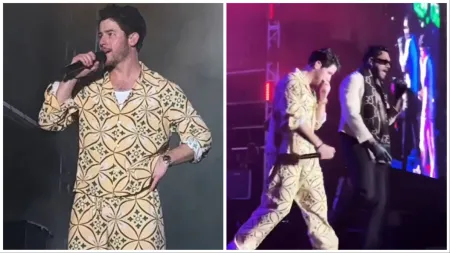 Crowd chants ‘jiju’ as Nick Jonas takes the stage in Mumbai, swoons over ‘Tu Maan Meri Jaan’ performance with King. Watch videos