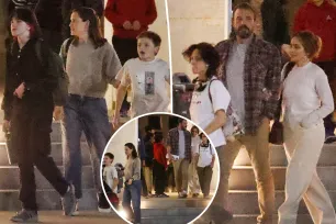 Jennifer Lopez and Ben Affleck all smiles alongside Jennifer Garner on rare joint outing with kids in LA