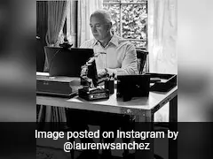 Lauren Sanchez Shares Pic Of Jeff Bezos Using Same Desk From Amazon's Early Days