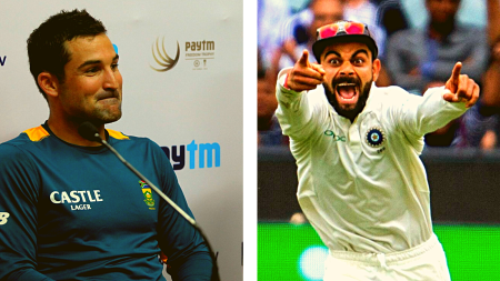 South Africa’s Dean Elgar claims Virat Kohli once ‘spat’ on him during Test series