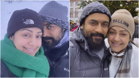 Amid divorce rumours, Suriya and Jyotika enjoy romantic vacation in Finland; Kaathal actor says she ‘found her white’