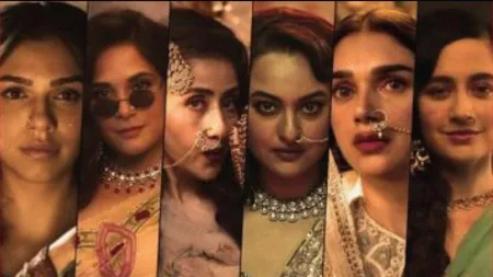 Heeramandi first look: Sanjay Leela Bhansali brings big screen grandeur to Netflix in his series debut. Watch