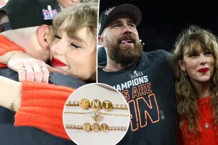 Travis Kelce reacts to Taylor Swift wearing now-viral ‘TNT’ diamond friendship bracelet he gifted her