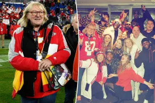 Donna Kelce changes Facebook cover image to group photo with Taylor Swift at Chiefs game