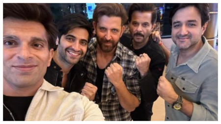 Karan Singh Grover says Hrithik Roshan gave him parenting tips on Fighter set: ‘There was a multi-dimensional bond with him’