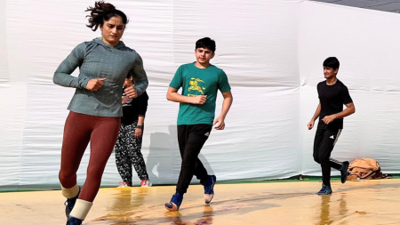 After losing a year to protests and injury, Vinesh Phogat set for a comeback at Wrestling Nationals