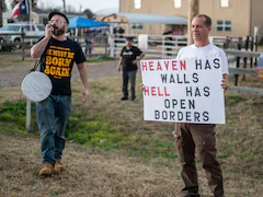 "Take Our Border Back": Protesters Rally In Texas Against Migrant "Invasion"