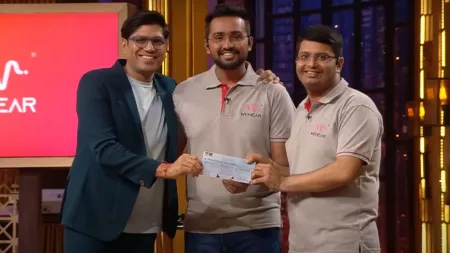 Shark Tank India: Peyush Bansal gives ‘tigdambaaz’ pitchers funding of Rs 2.5 crore as suspicious Anupam Mittal backs out