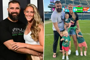 Jason Kelce and wife Kylie take their 3 daughters to Disney World ahead of Super Bowl