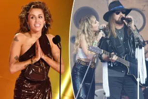 Miley Cyrus fuels family feud rumors by excluding dad Billy Ray from Grammys 2024 acceptance speech