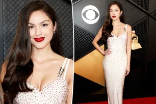 Olivia Rodrigo sparkles on Grammys 2024 red carpet in nearly 30-year-old Versace gown