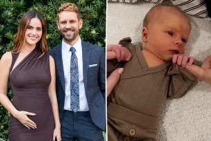 ‘Bachelor’ alum Nick Viall welcomes first baby with fiancée Natalie Joy