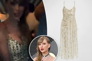 Taylor Swift’s $18K Grammys 2024 afterparty dress is dripping with sequins