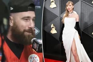 Travis Kelce reacts to Taylor Swift’s Grammys 2024 red carpet look: ‘She killed it’