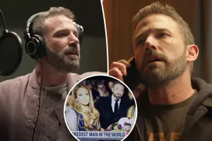 Ben Affleck trolls his ‘bored’ face, Jennifer Lopez’s new album in Dunkin’ Super Bowl commercial