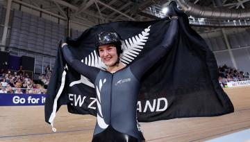 Paris Olympics: Kiwi cyclist Ellesse Andrews suffers broken collarbone in devastating crash at Adelaide