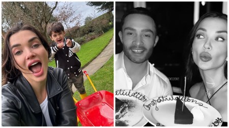 Amy Jackson shares glimpses of her ’emosh’ birthday with fiance Ed Westwick and son Andreas. See here