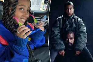 North West shows off her rap skills in dad Kanye West’s new music video for ‘Talking/Once Again’