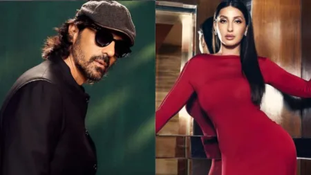 Arjun Rampal reveals he suffered a slipped disc while shooting stunts in Crakk; Nora Fatehi says she ‘cried like a baby’ after getting injured on set