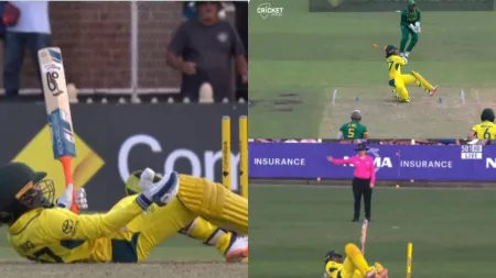 Watch: Alana King hits a six, slams her own wicket and remains not out