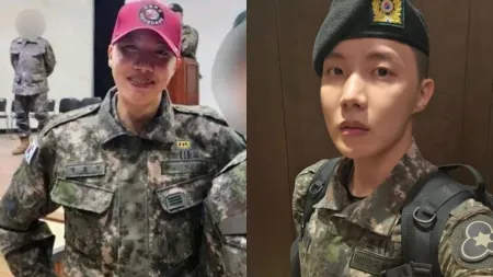 New photos of BTS’ J-Hope has him posing as assistant drill instructor with new recruits, emotional fans say: ‘What a joy to see you’