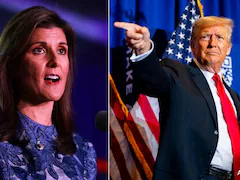 "Oh, He's Away": Trump Mocks Nikki Haley Over "Absence" Of Husband