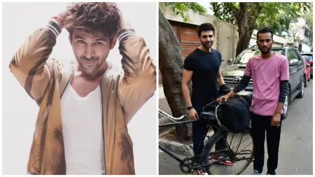 Kartik Aaryan meets die-hard fan who cycled 1000 km for over 9 days to meet him. Watch video