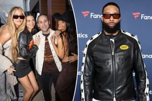 Kim Kardashian, Odell Beckham Jr., Justin Bieber and more spotted at Fanatics Super Bowl party