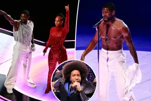 Shirtless Usher brings out Alicia Keys, Ludacris, more special guests during Super Bowl 2024 halftime show