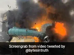 Video Shows Massive Fire Engulfing Newly Built Water Park In Sweden