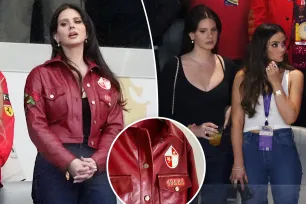 Lana Del Rey wore this custom 49ers jacket at Super Bowl 2024 — until joining Taylor Swift in Chiefs suite